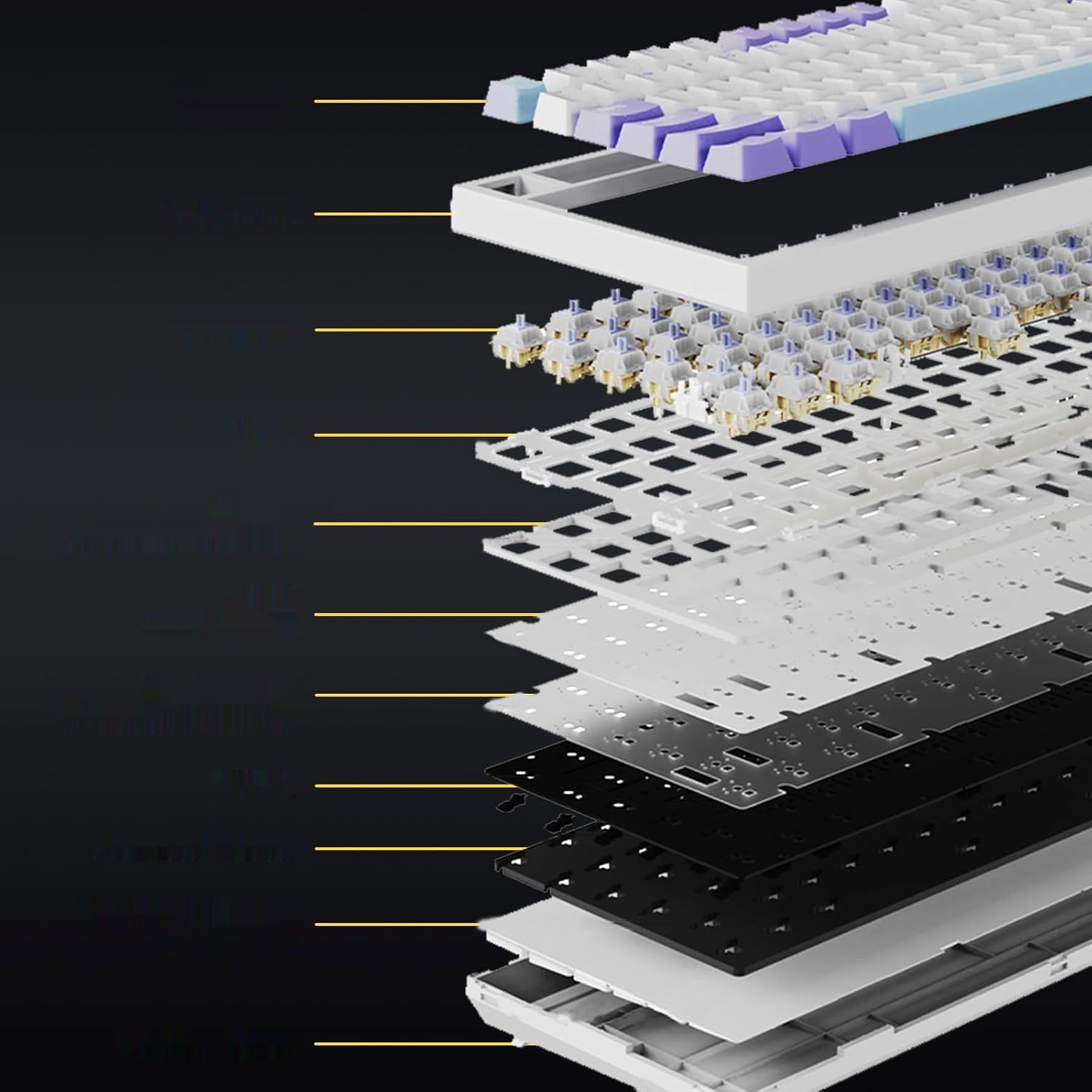 EPOMAKER Ajazz AK820 Pro – mechaniczna klawiatura 75% z ekranem TFT i RGB