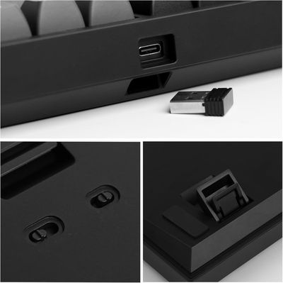 EPOMAKER TH80 SE Gasket 75% – mechaniczna klawiatura gamingowa RGB (Black Silver, Budgerigar Switch)