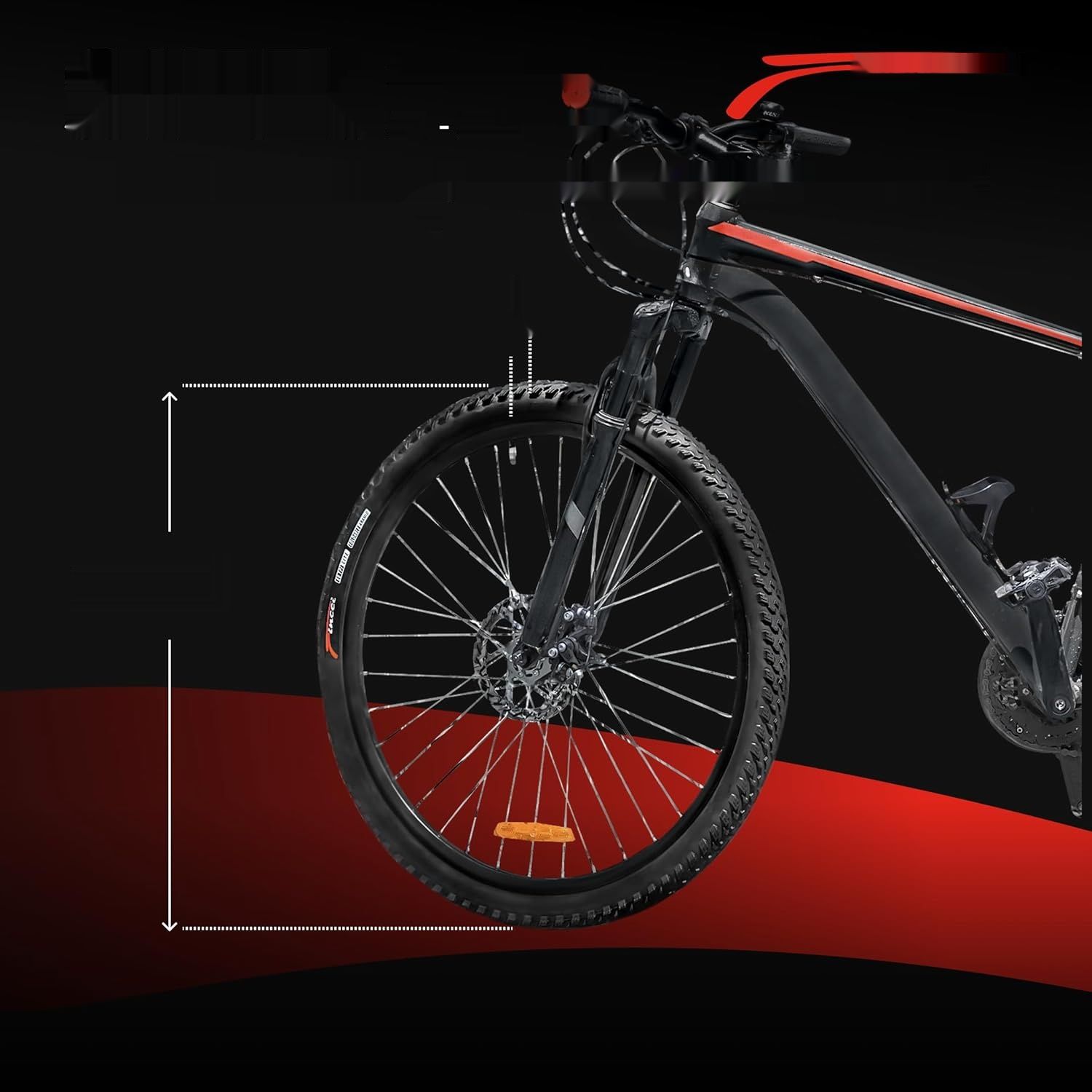 Opony MTB Fincci 27,5 – para opon rowerowych 27,5 x 2,10 cala 54-584,