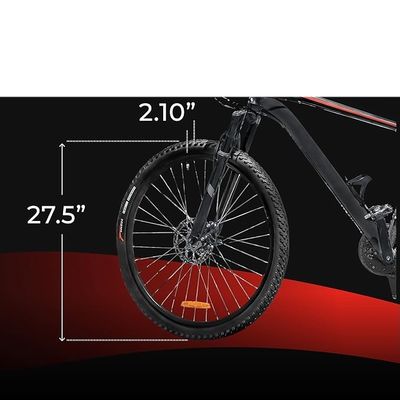 Fincci MTB Reifen 27,5 x 2.10 z dętkami Presta – zestaw 2 opon składanych