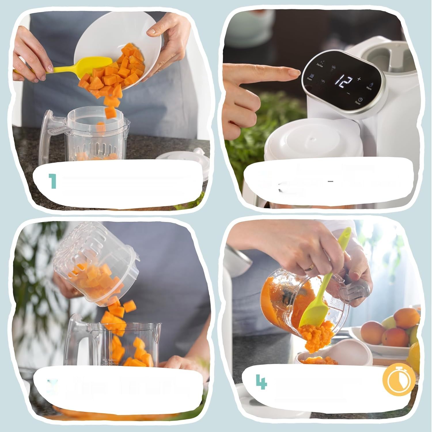 Sweety Fox – urządzenie do przygotowywania jedzenia dla niemowląt / ​​