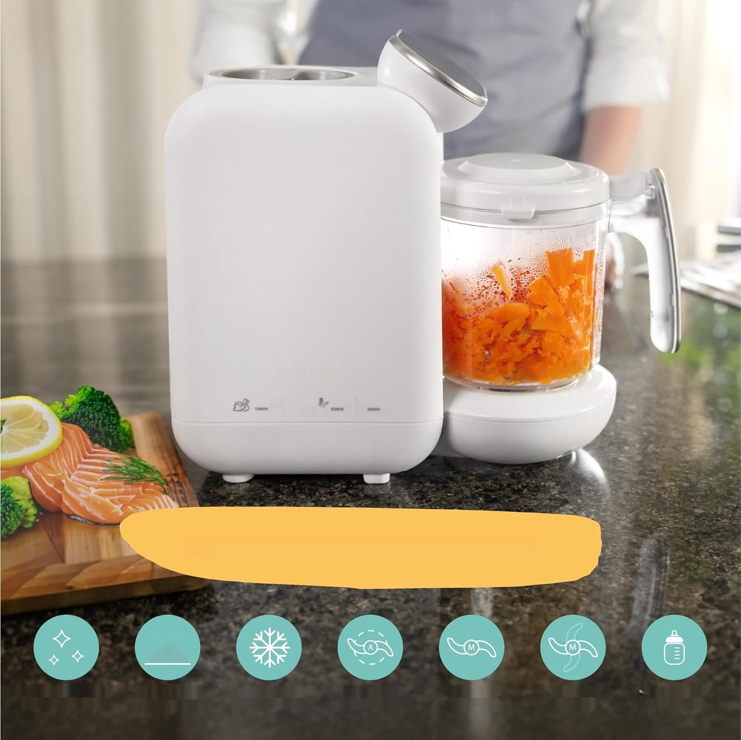 Sweety Fox – urządzenie do przygotowywania jedzenia dla niemowląt / ​​