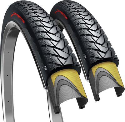 Fincci Opony Rowerowe 700x35c - Para Składanych Opon 28 x 1,35 cala z