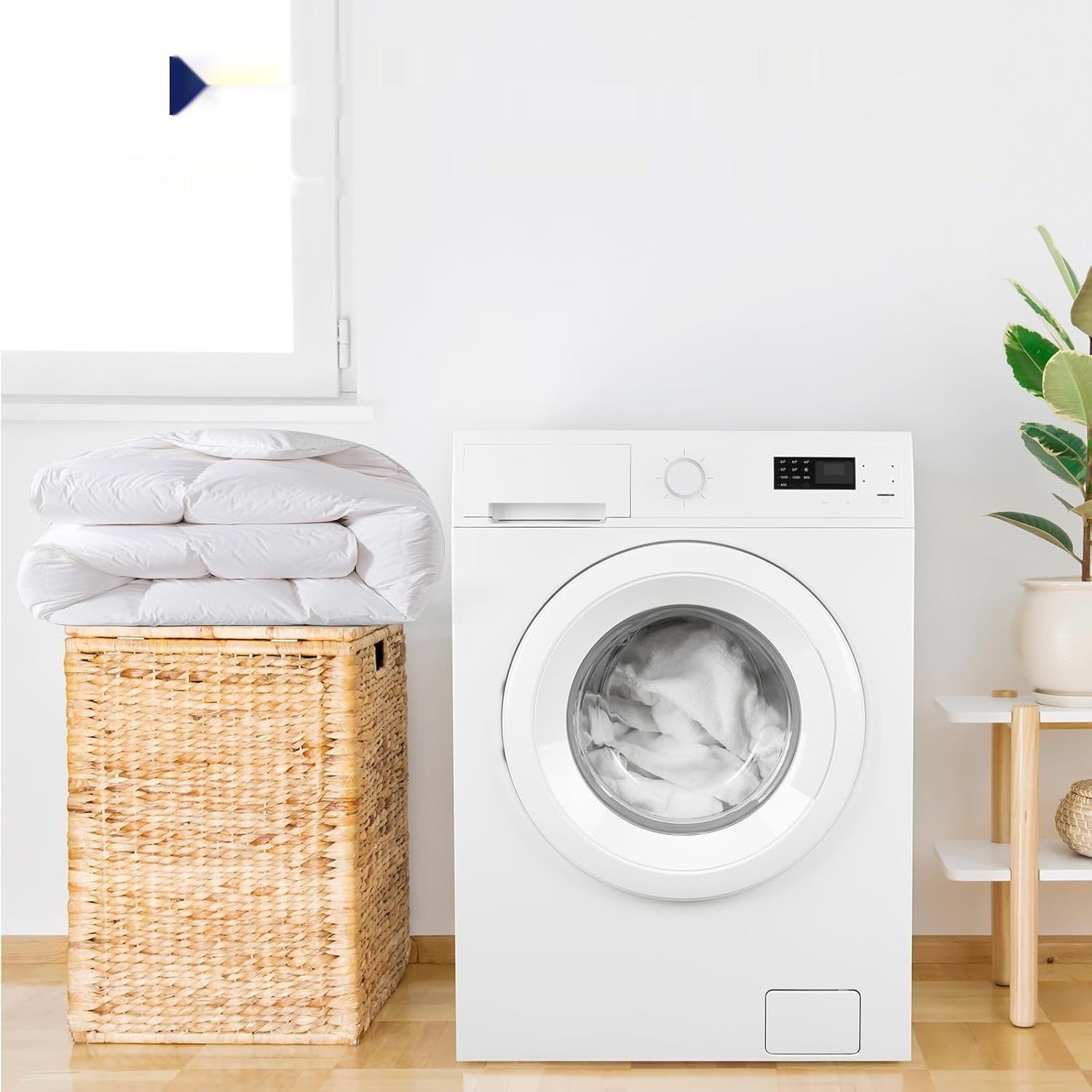 Kołdra puchowa 135x200 całoroczna ciepła, 100% bawełniana poszwa, kołd