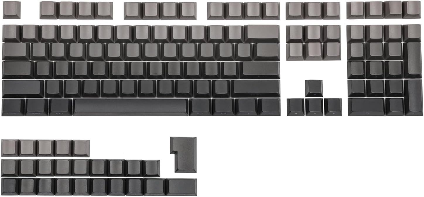 EPOMAKER, 133‑klawiszowy zestaw nasadek klawiszy PBT z podwójnym wtrys