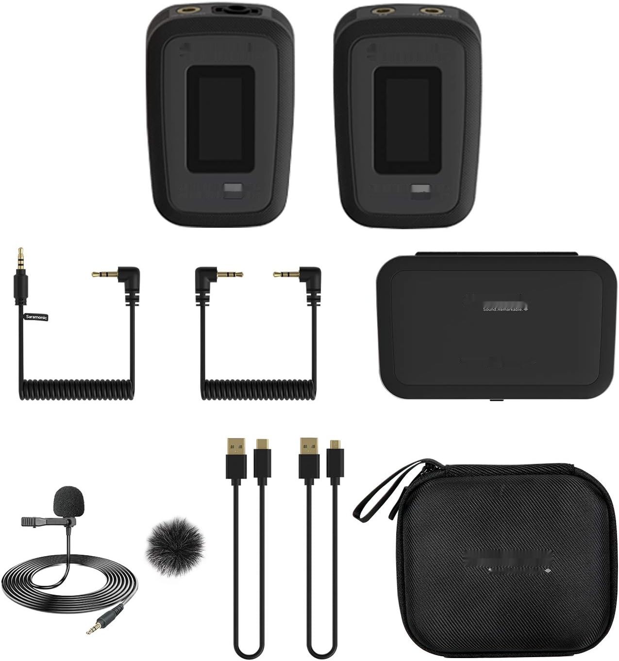 Saramonic Blink500 Pro B1 Dwu-kanałowy bezprzewodowy mikrofon 2,4 GHz