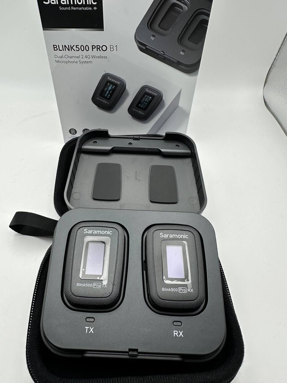 Saramonic Blink500 Pro B1 Dwu-kanałowy bezprzewodowy mikrofon 2,4 GHz