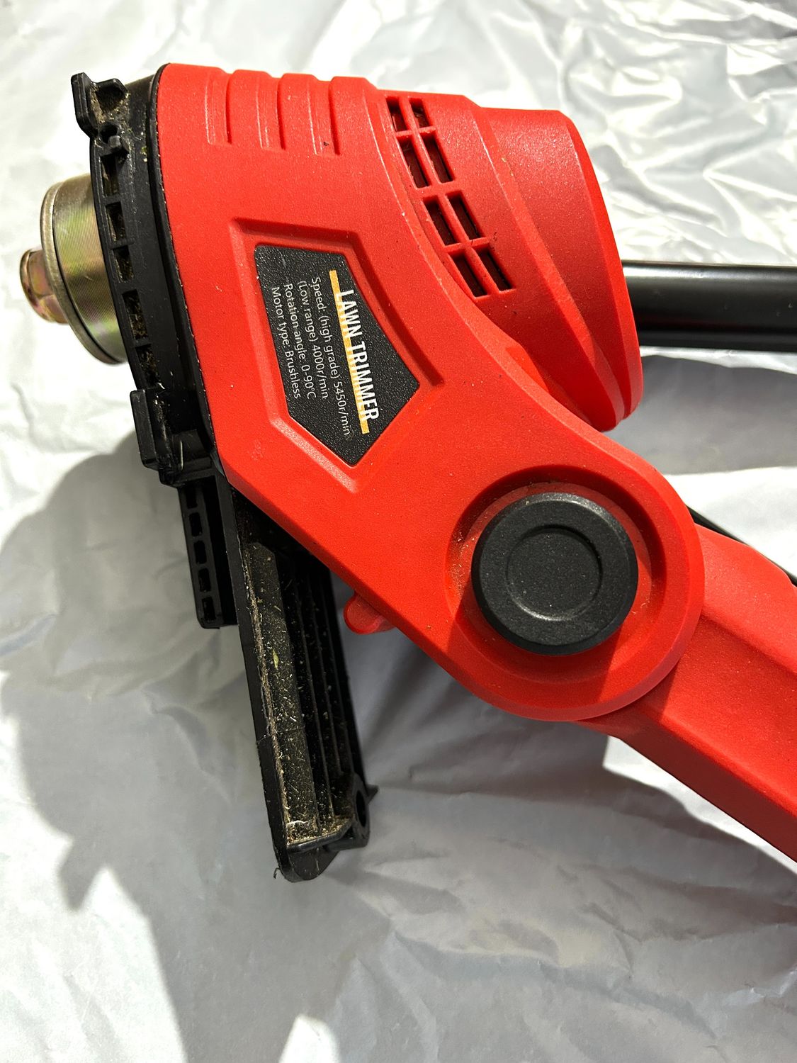 CONENTOOL bezszczotkowy podkaszarka akumulatorowa 1000W z 2x akumulatorem 4000mAh, 24V, 30 cm, czerwona