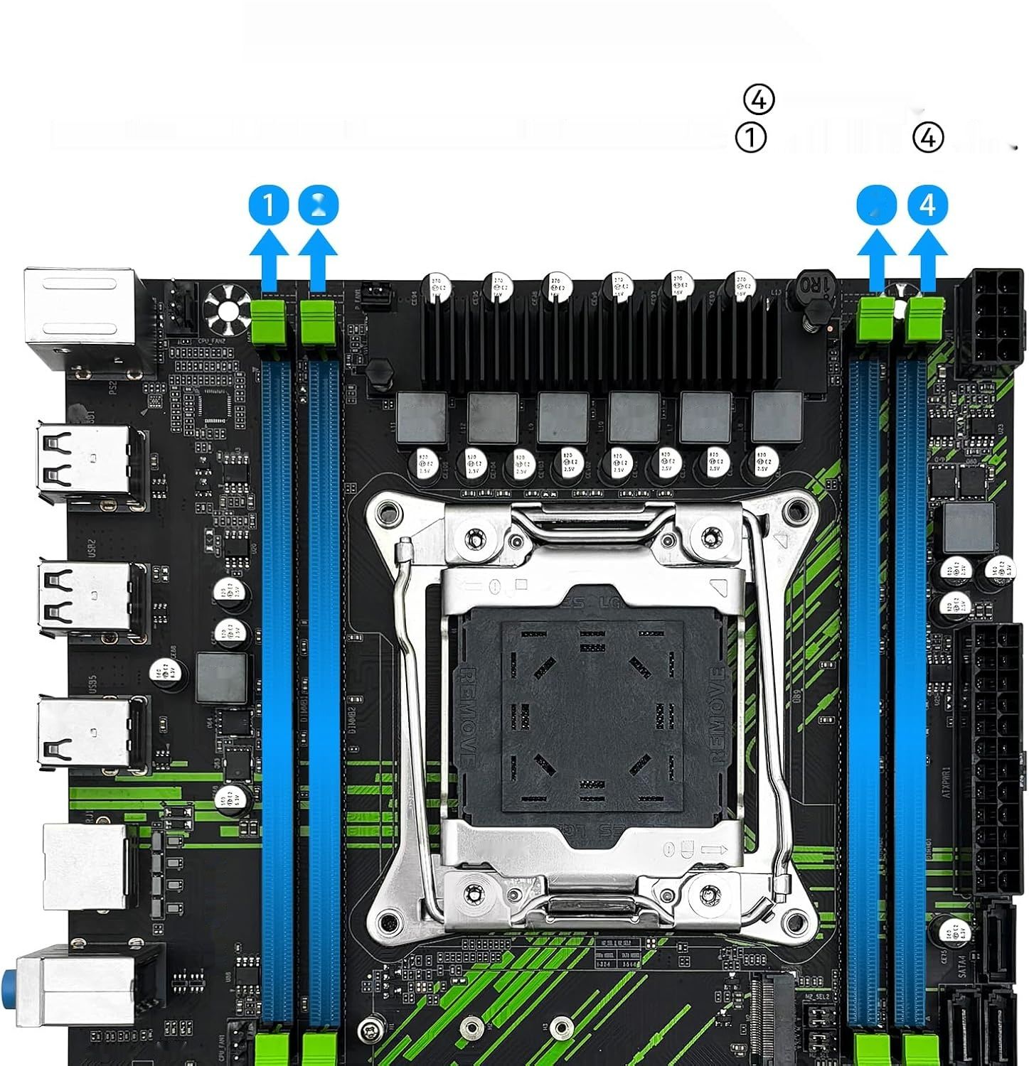 Płyta główna SHANGZHAOYUAN X99 Intel LGA 2011-3 dla procesorów Xeon E5