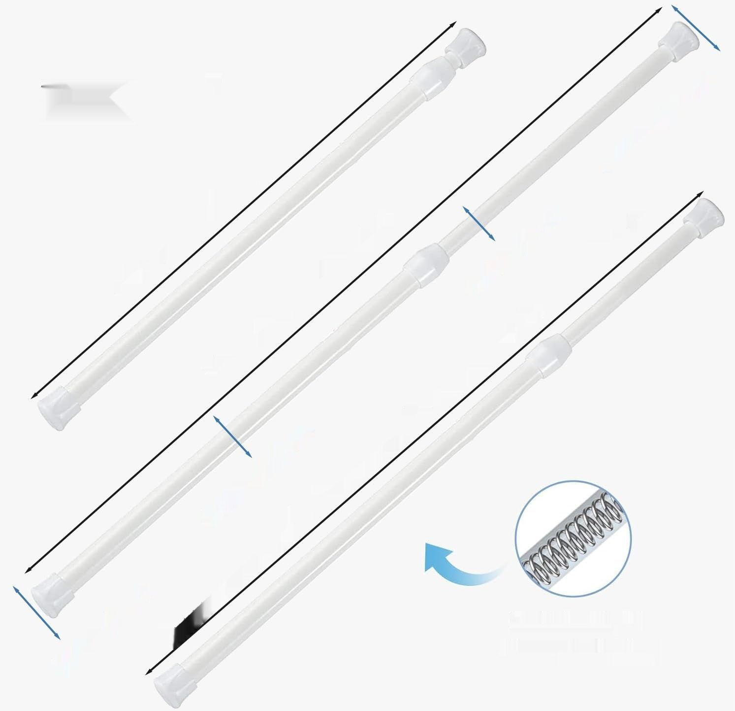 Goowin Zestaw 5 drążków rozporowych do okien, bez wiercenia, z regulan