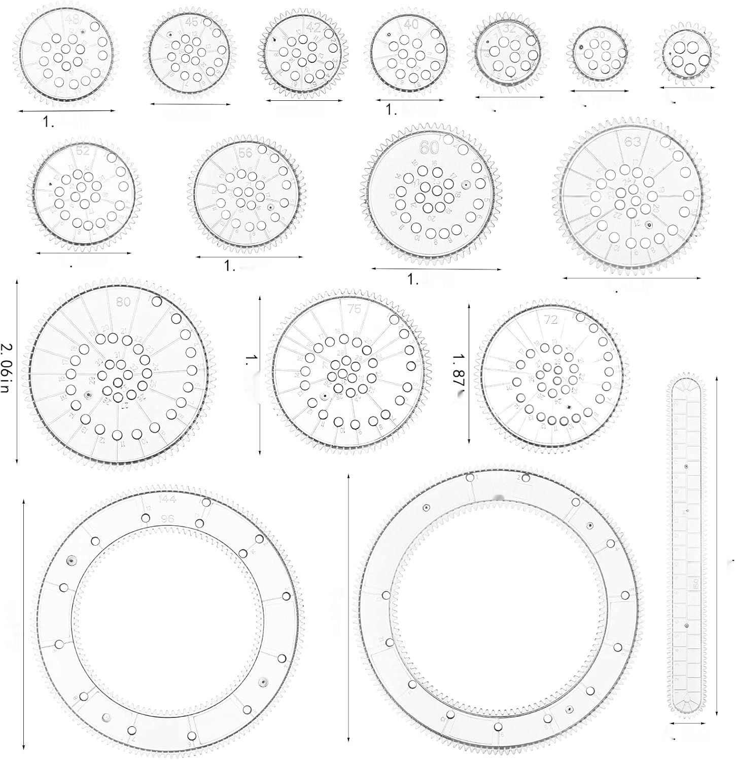 Gobesty Spirograph Zestaw Deluxe – 28 akcesoriów, narzędzie do rysowna