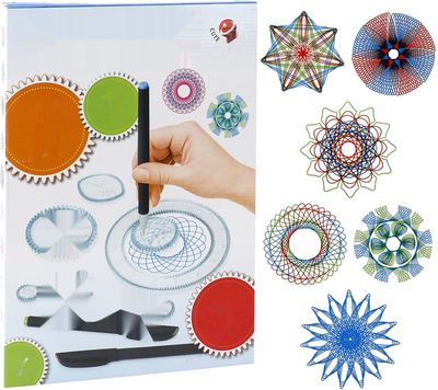 Gobesty Spirograph Zestaw Deluxe – 28 akcesoriów, narzędzie do rysowna