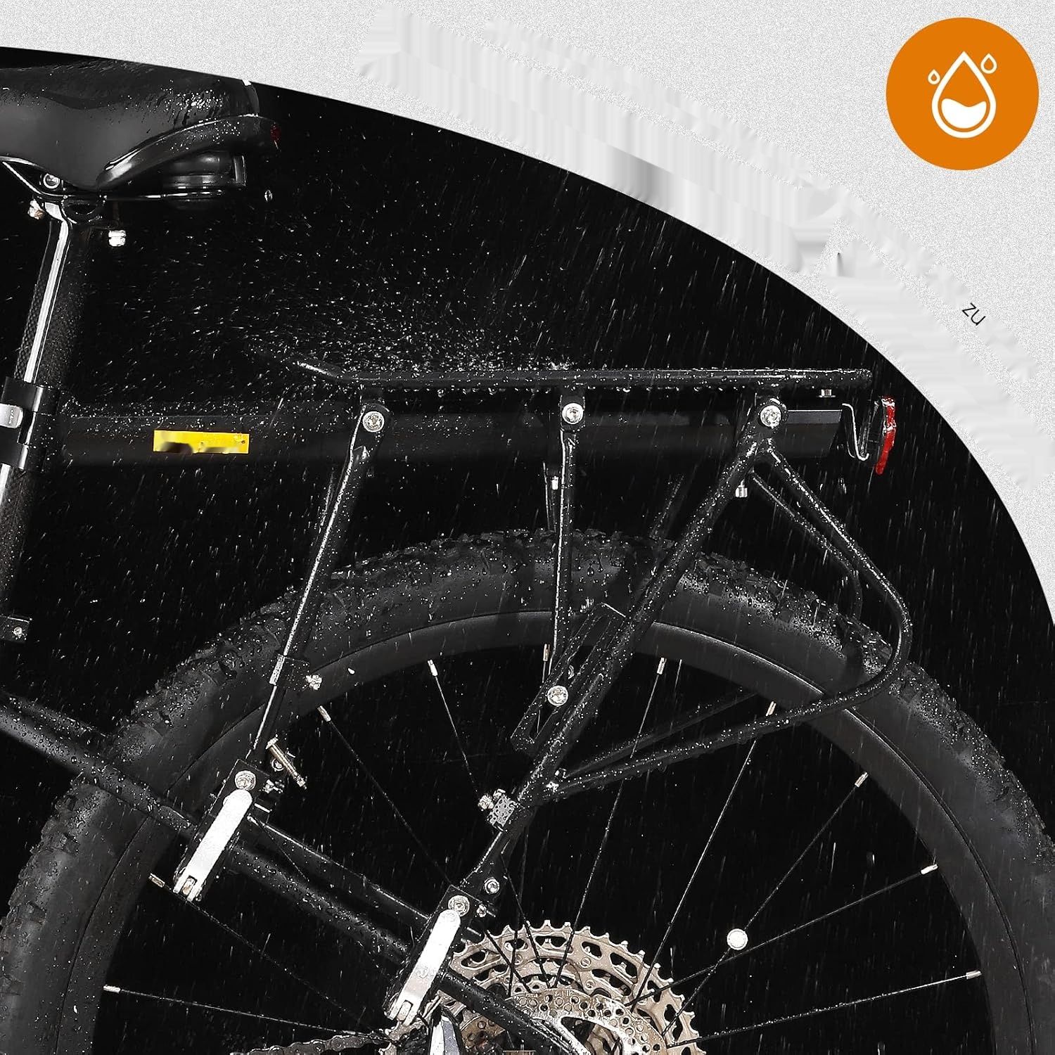 CHIMONA bagażnik rowerowy, szybkozamykacz, podwójna regulowana szyna,