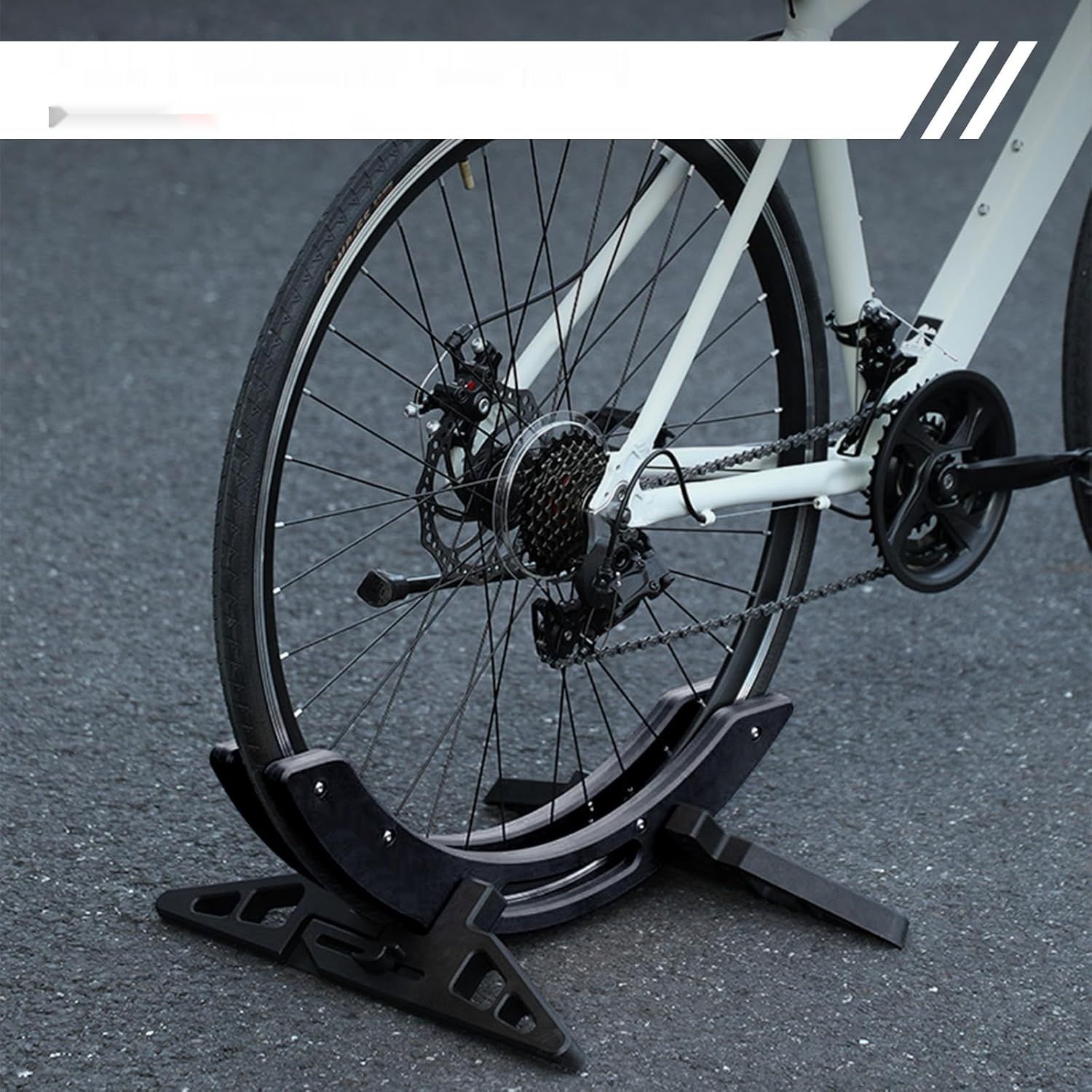 Podłogowa stojaka rowerowa Ayolofei, uniwersalna regulowana podstawka