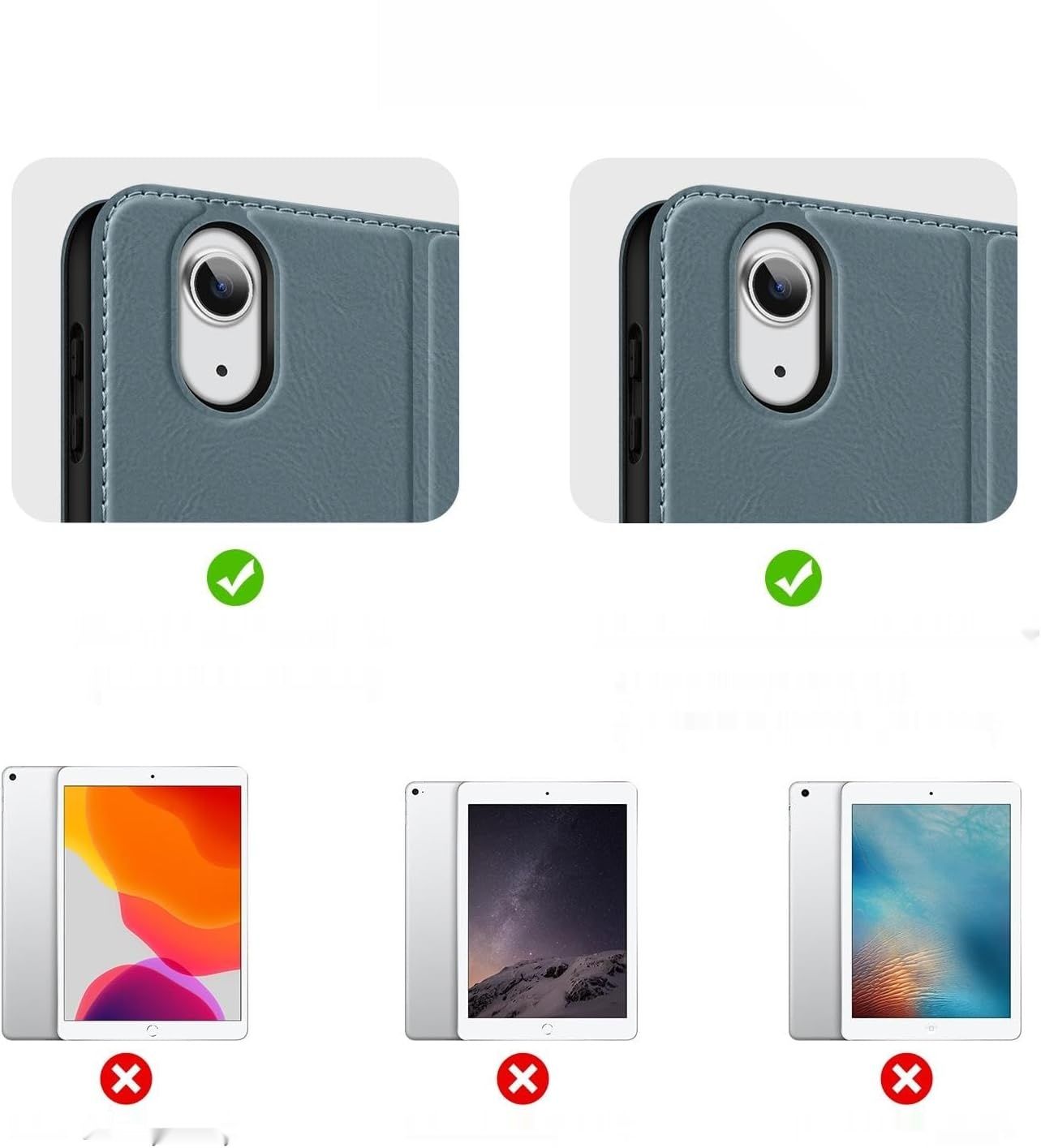 HOLIMET etui do iPad Air 11" M3 (2025) / iPad Air 11" M2 (2024) / iPad Air 10,9" 5./4. gen. – niebieskie