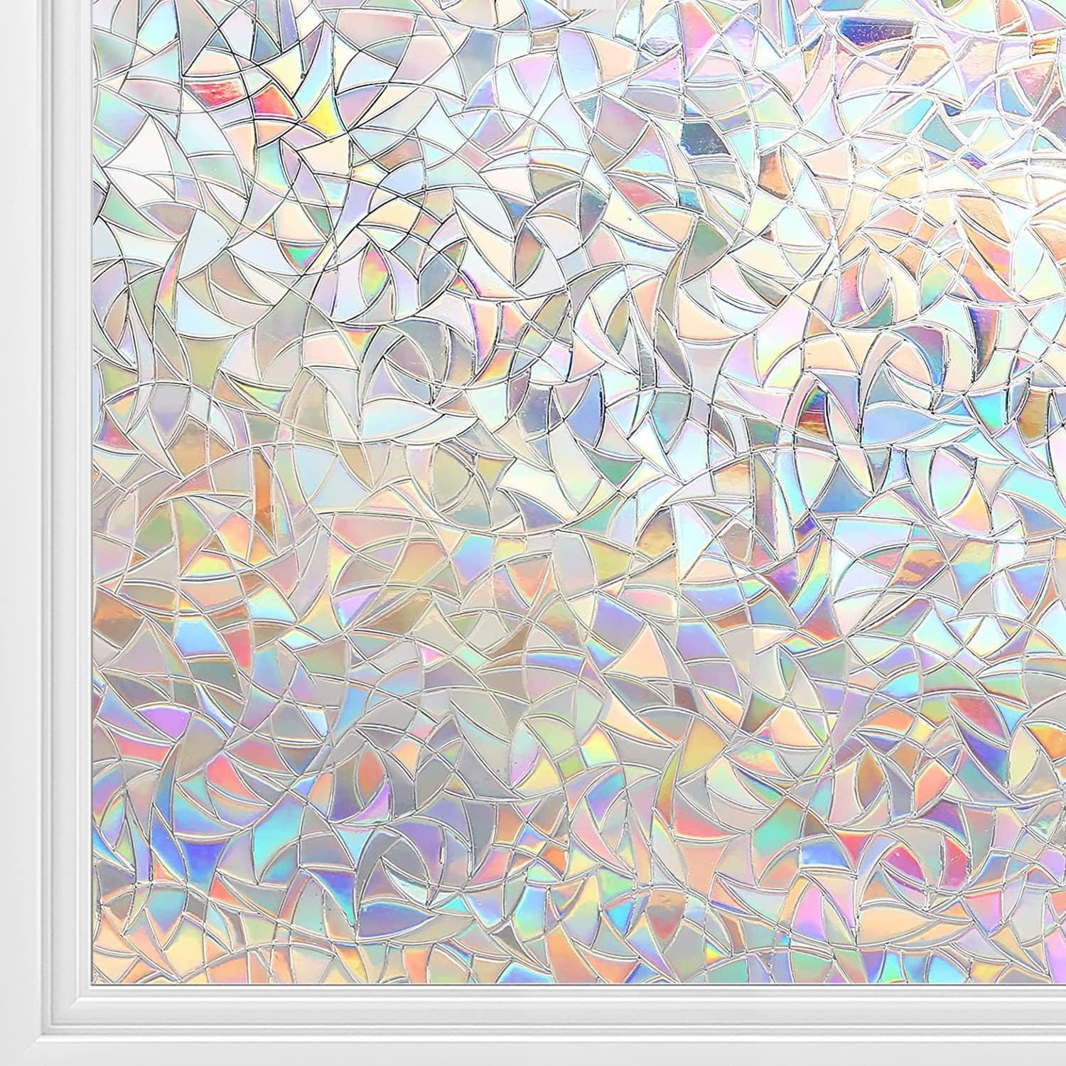 поменять карточку как на фото 1    Shackcom samoprzylepna folia okienna 90x400 cm, nieprzezroczysta folia