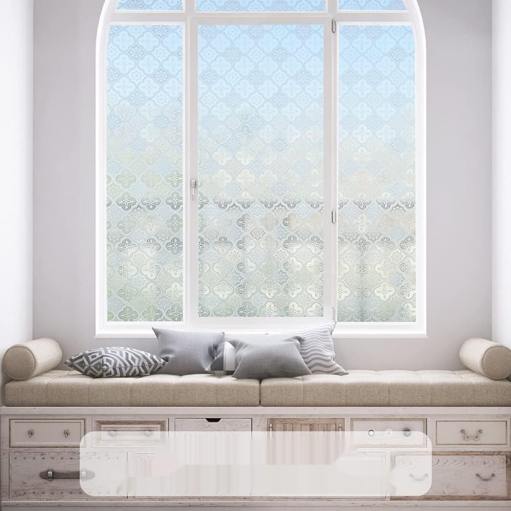 поменять карточку как на фото 1    Shackcom samoprzylepna folia okienna 90x400 cm, nieprzezroczysta folia