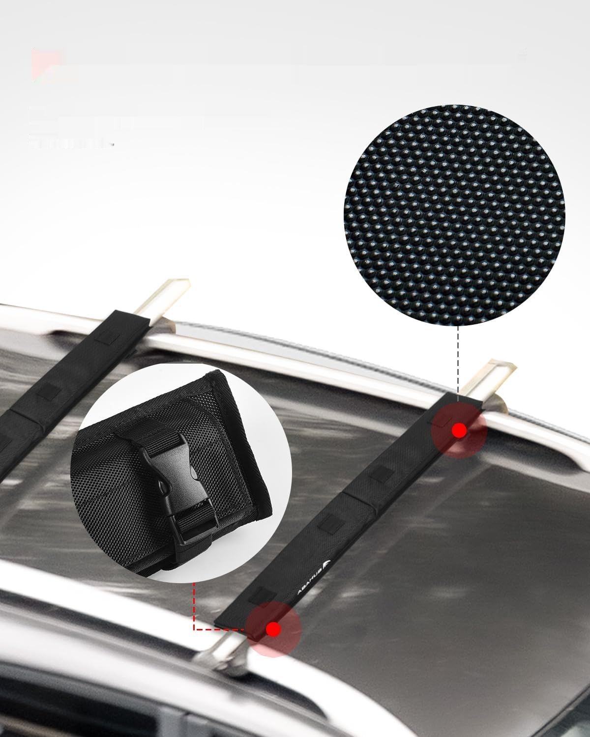 Abahub miękkie podkładki dachowe do deski surfingowej, SUP, kajaka