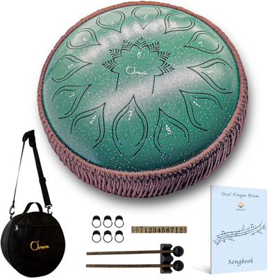 ORORA Steel Tongue Drum 12'' 13 nut