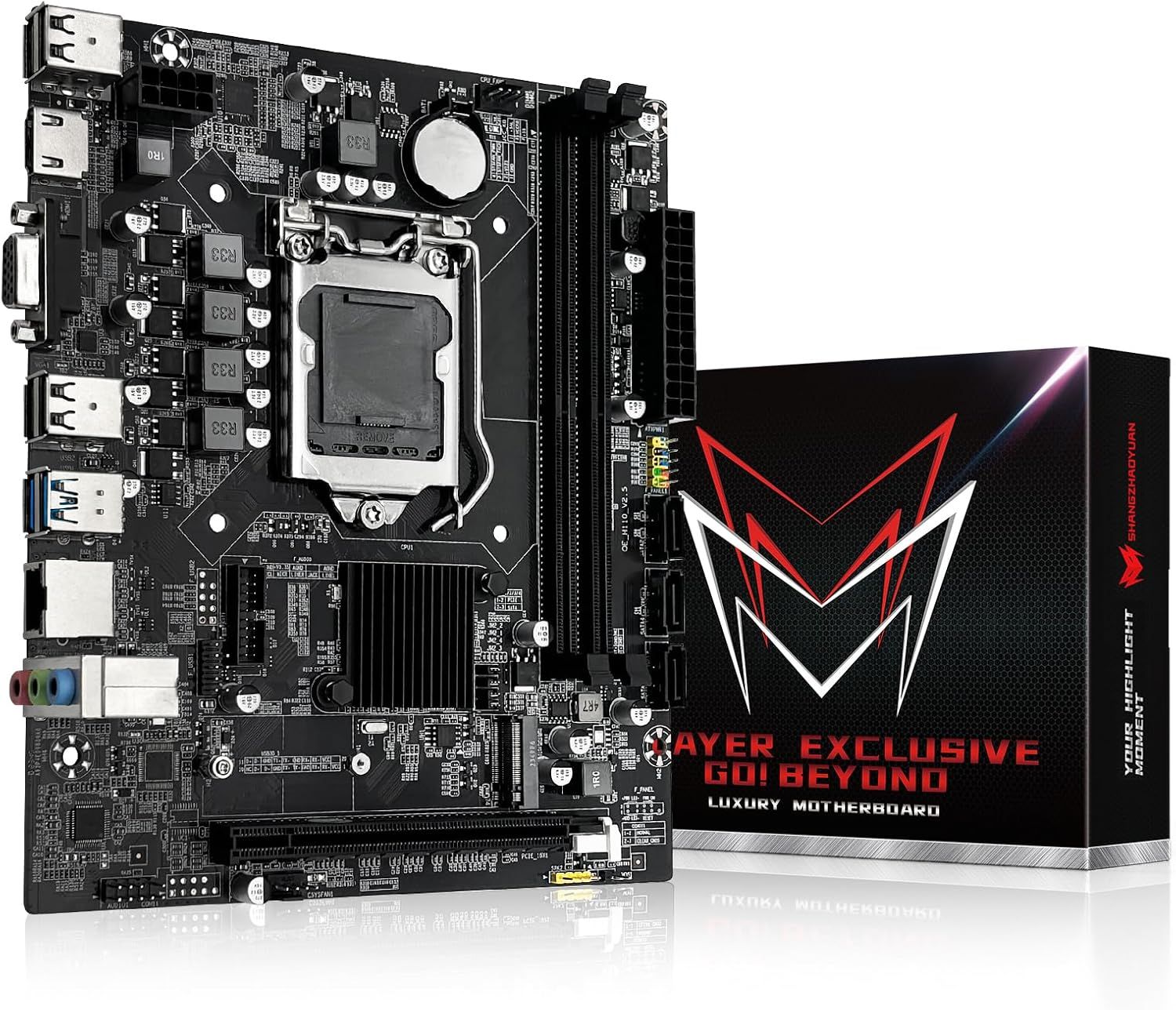 Płyta główna SHANGZHAOYUAN LGA 1151, H110 Gaming dla procesorów Intel