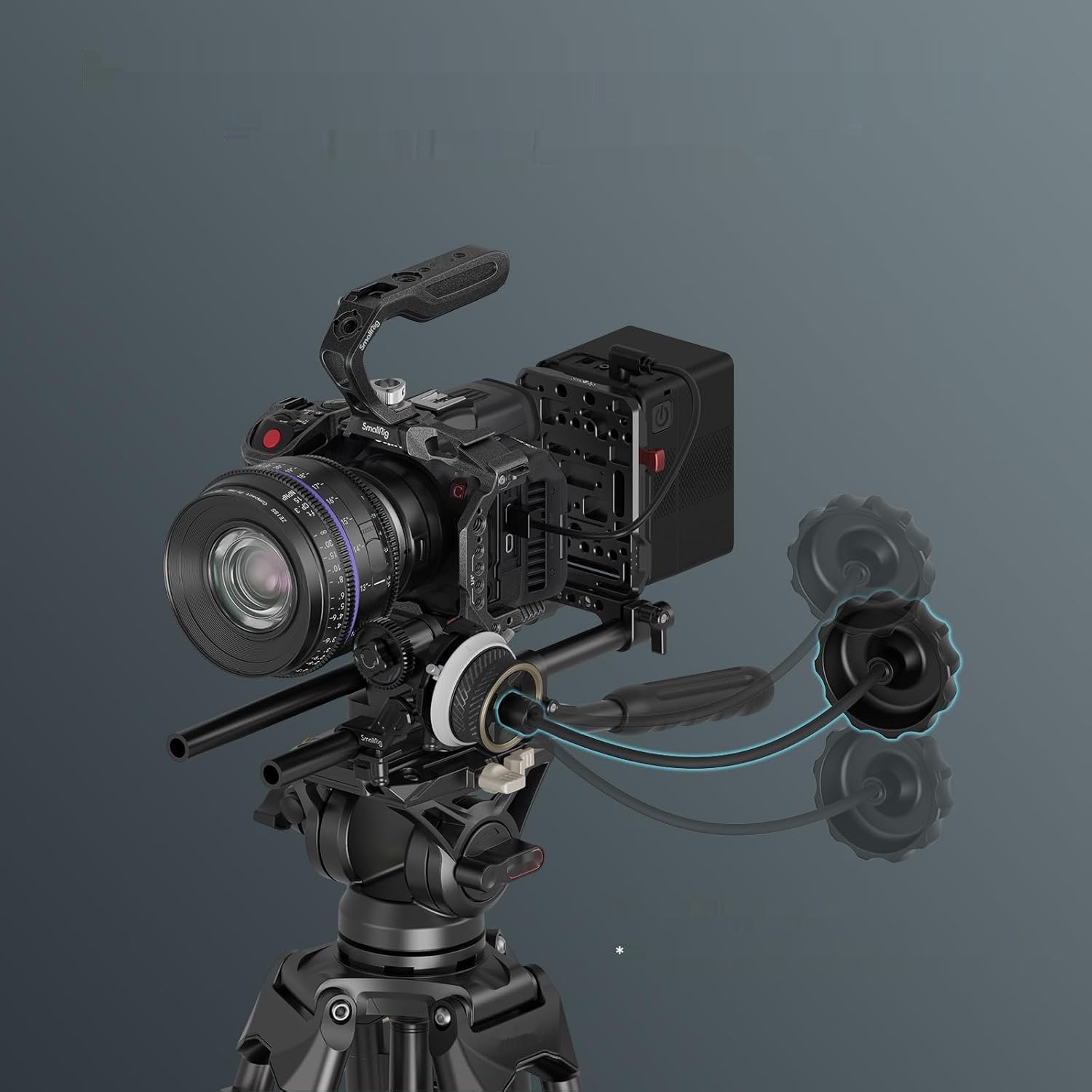 SMALLRIG Mini Follow Focus 3010C – precyzyjna kontrola ostrości i zoomu
