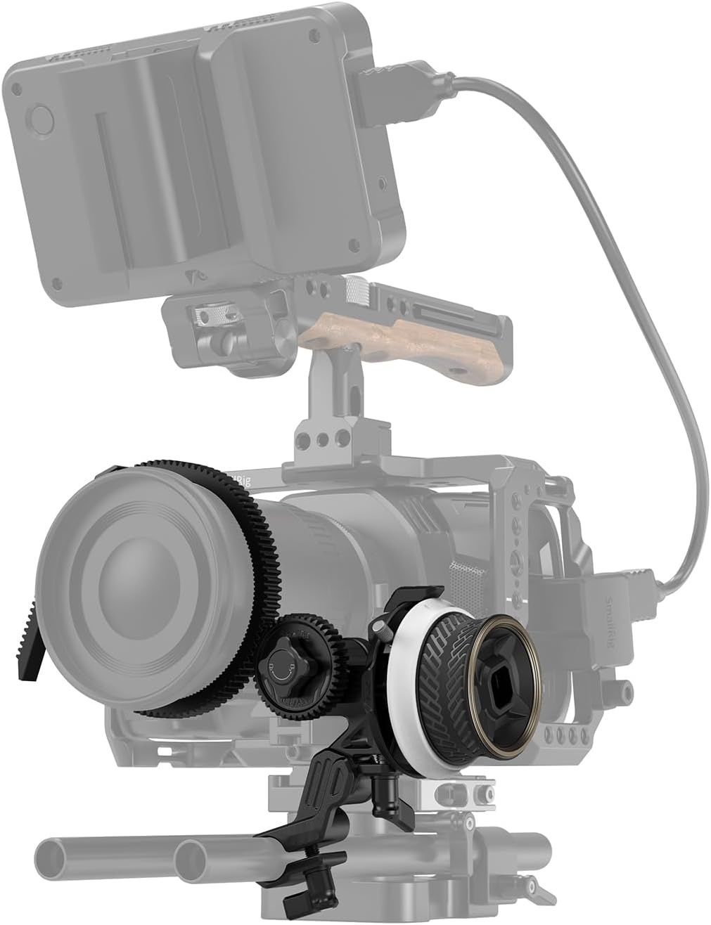 SMALLRIG Mini Follow Focus 3010C – precyzyjna kontrola ostrości i zoomu
