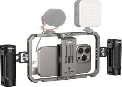 SMALLRIG 4121 All‑in‑One Mobile Universal – aluminiowy stabilizator ręczny do smartfonów