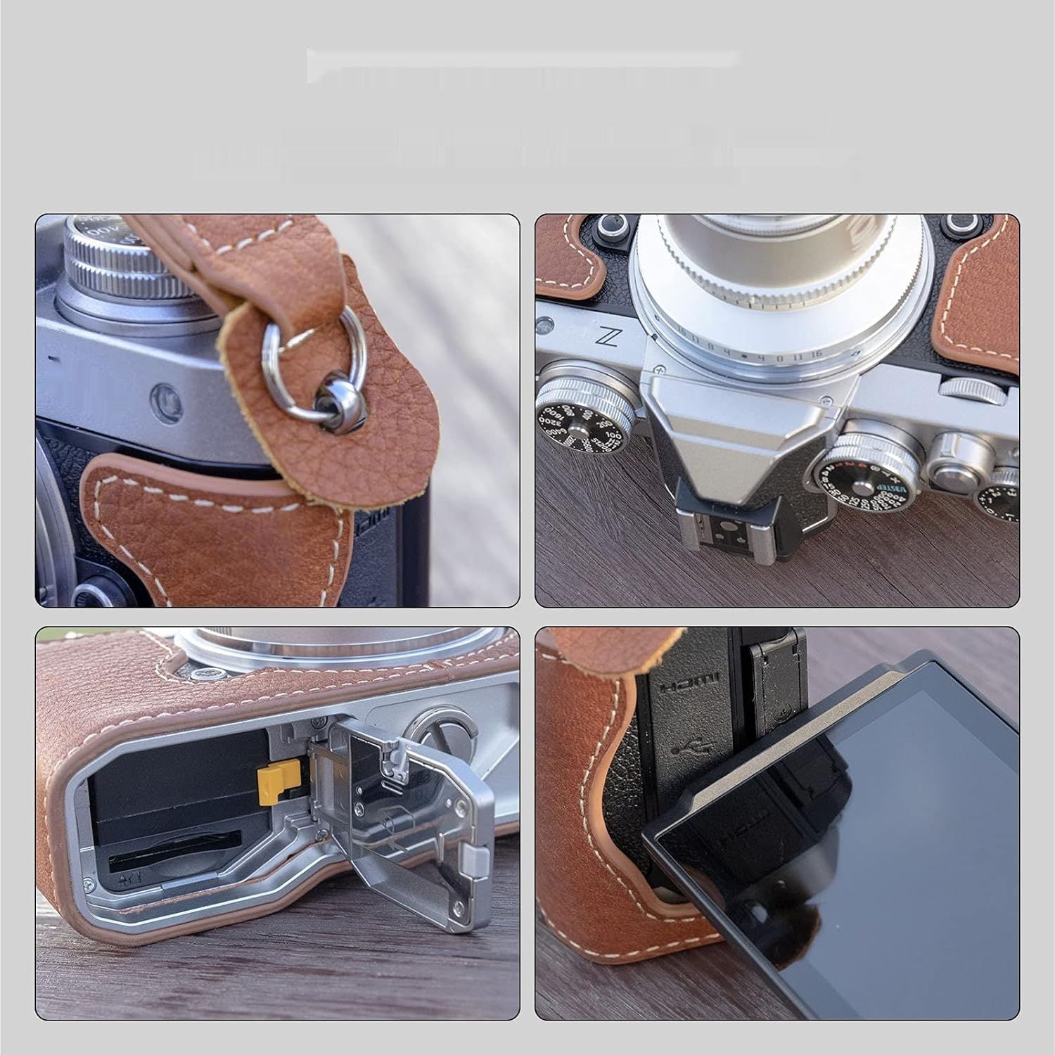 SMALLRIG 3481 – pokrowiec połówkowy z paskiem na ramię do Nikon