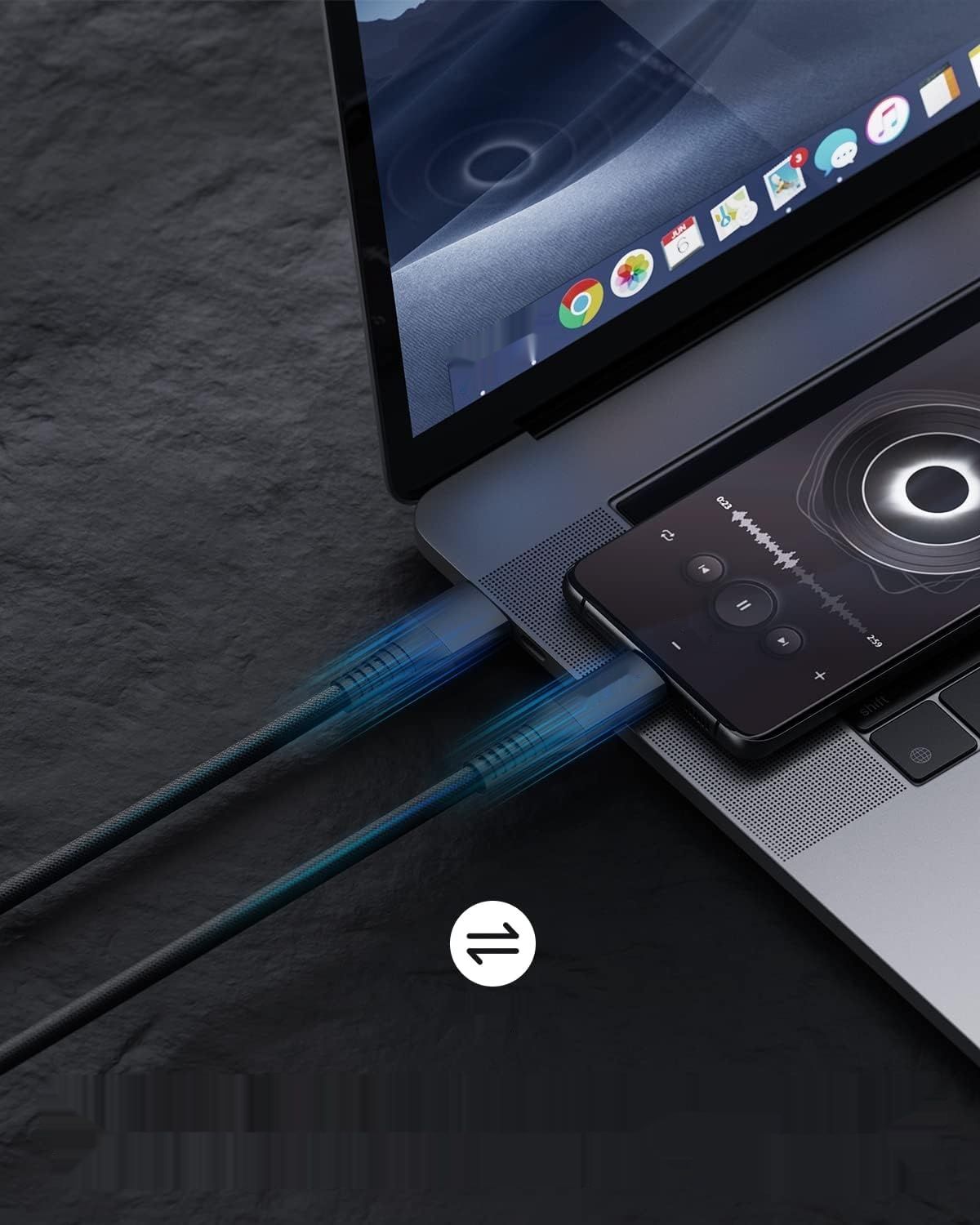 Belker Maxonar – kabli USB‑C 3 m, 10 Gb/s