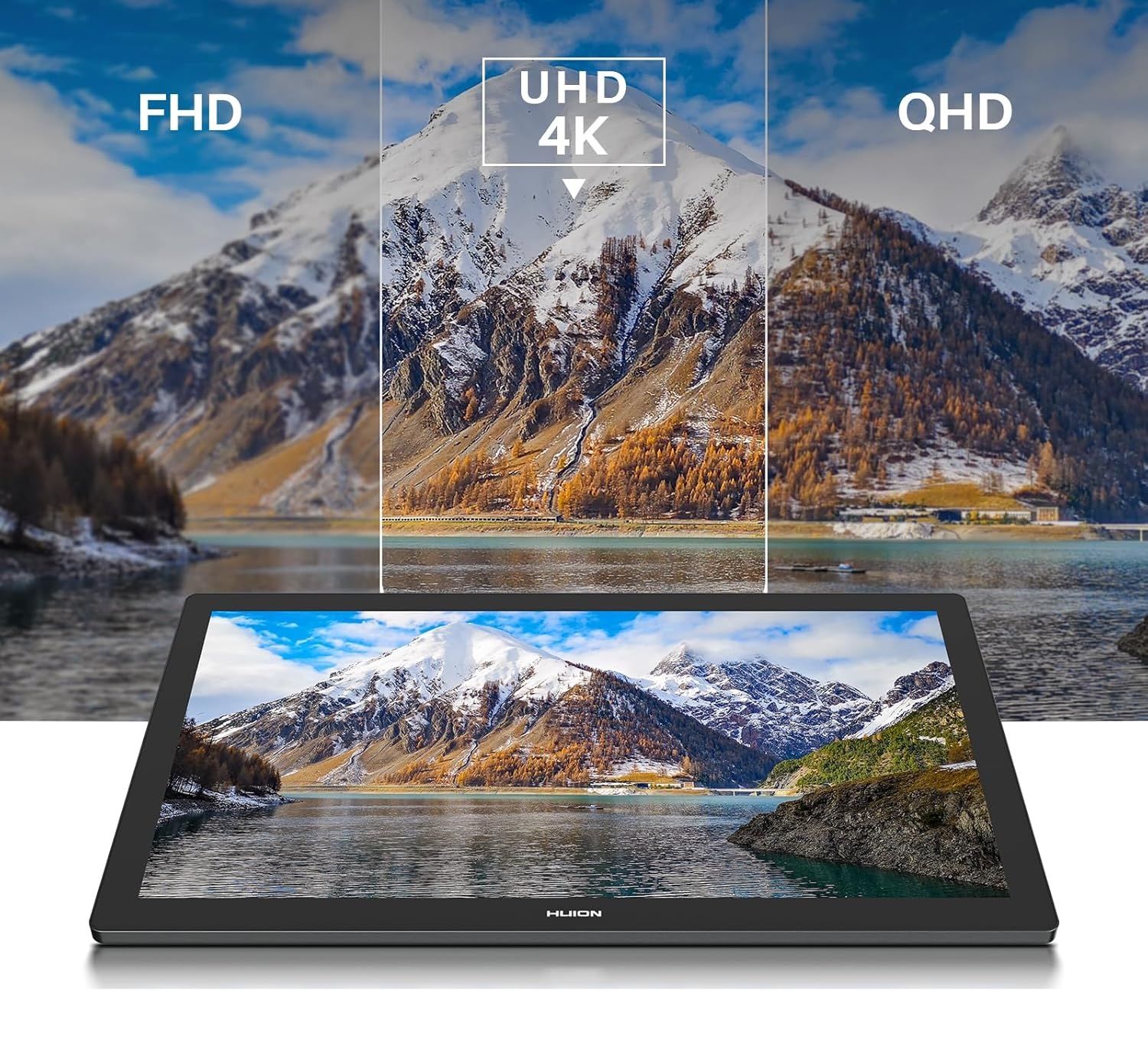 HUION Kamvas Pro 19 4K – profesjonalny monitor graficzny 18,4'' z ekranem dotykowym