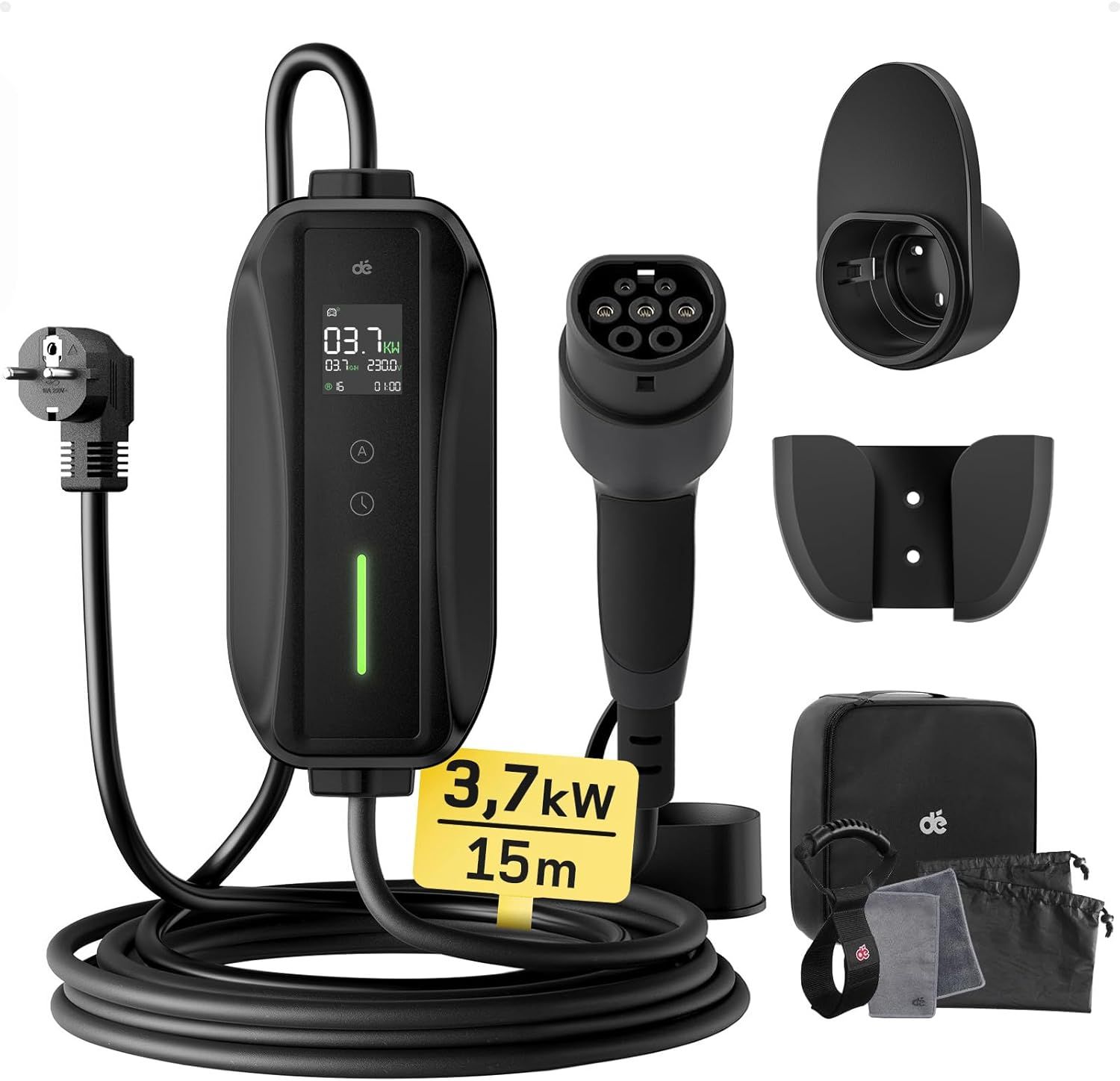 Ładowarka Samochodowa Elektryczna 3,68 kW, Type 2, 15 m