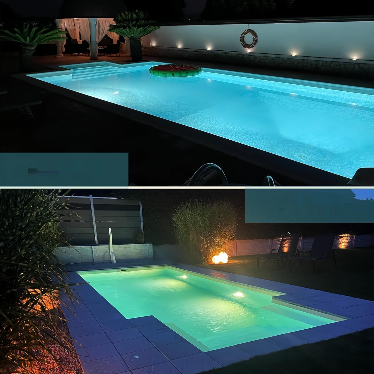 LyLmLe LED Lampa Basenowa 35W, Ultra‑płaska, Zalewana Żywicą, IP68, 12V, 6000K