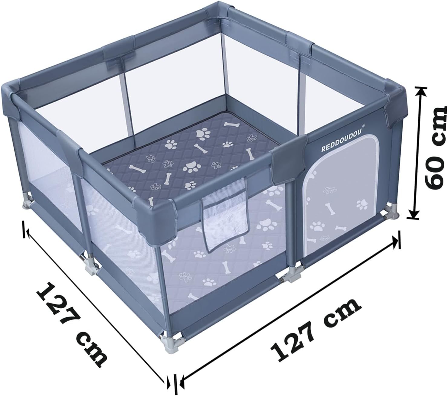Whelping Box dla psów i szczeniąt | Kojec porodowy z poręczami