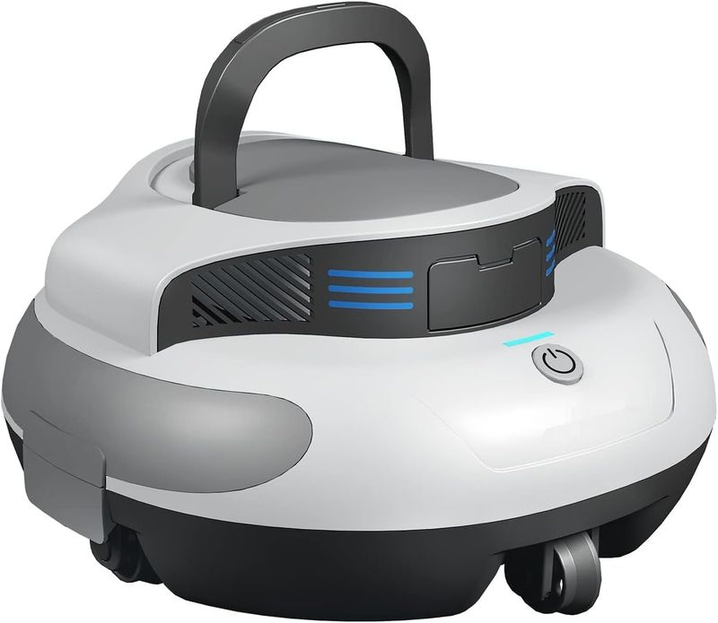 POOLPURE robot basenowy, bateria 5000 mAh, czas pracy, podwójny silnik