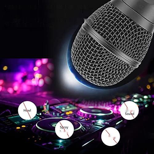 Bewinner Bezprzewodowy Głośnik Karaoke Bluetooth z Dwoma Mikrofonami – Czarny