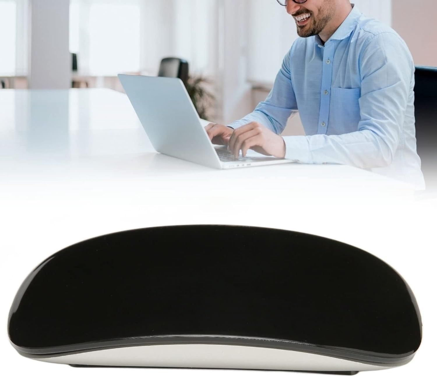 Bezprzewodowa cicha mysz, ultracienka bezprzewodowa mysz Bluetooth 160