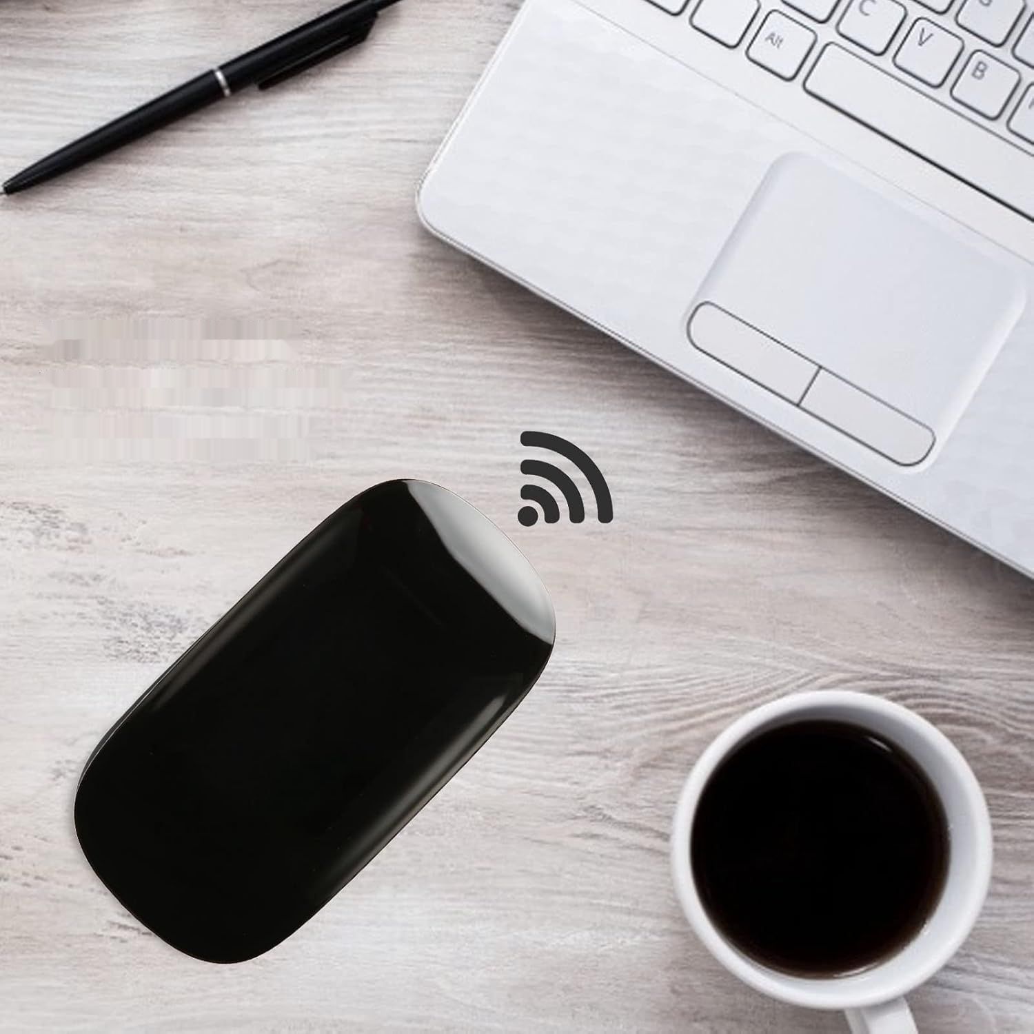 Bezprzewodowa cicha mysz, ultracienka bezprzewodowa mysz Bluetooth 160