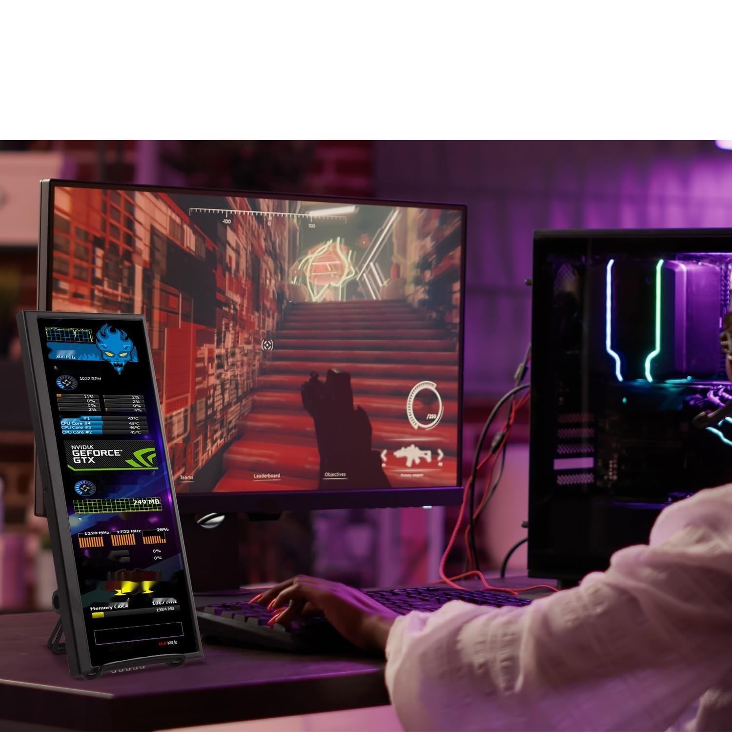 Prechen HD-123 – 12,3-calowy przenośny monitor dotykowy IPS 1920 × 720