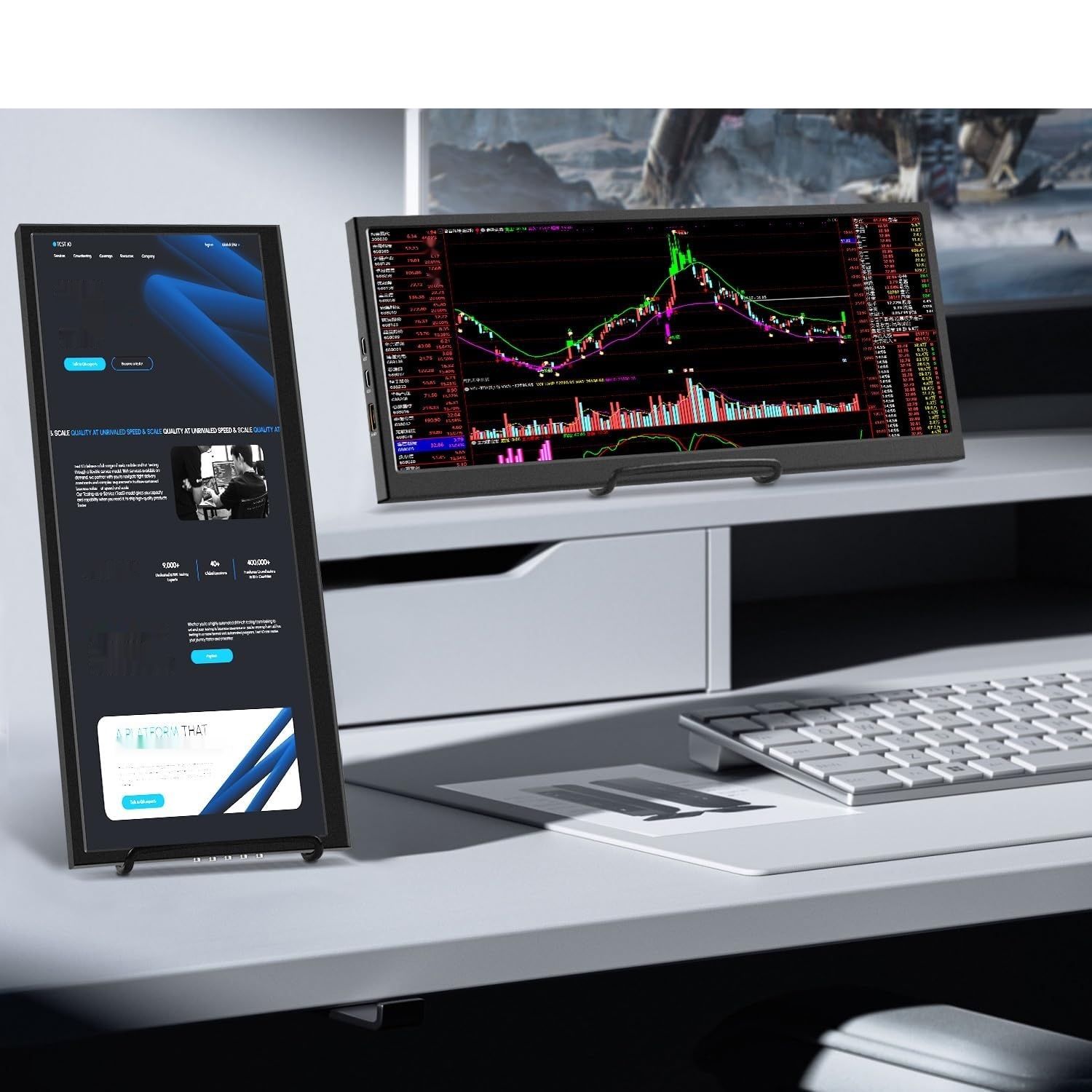 Prechen HD-123 – 12,3-calowy przenośny monitor dotykowy IPS 1920 × 720