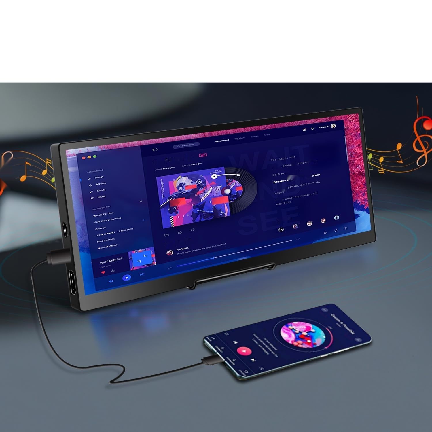 Prechen HD-123 – przenośny monitor dotykowy 12,3'' IPS 1920 x 720