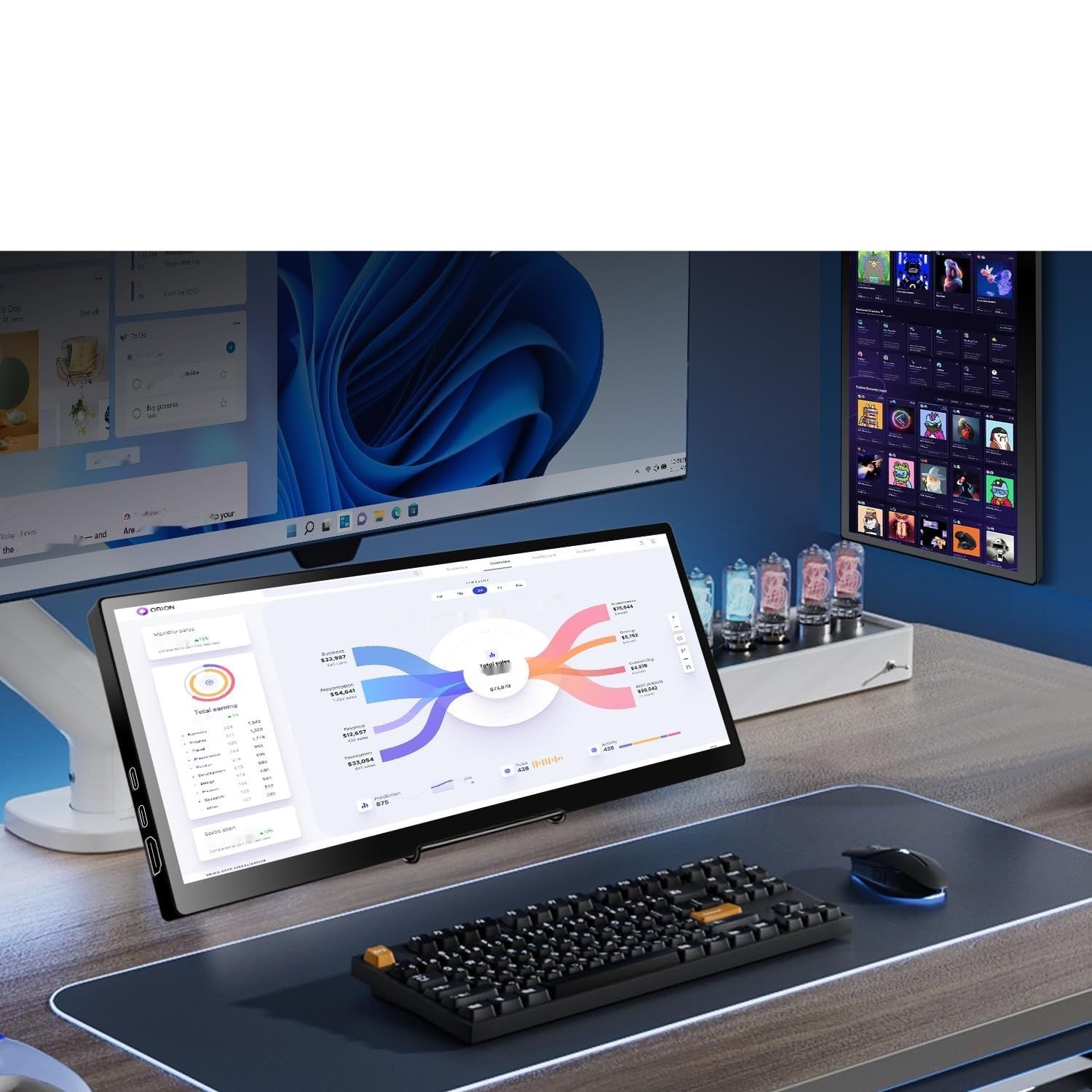 Prechen HD-123 – przenośny monitor dotykowy 12,3'' IPS 1920 x 720