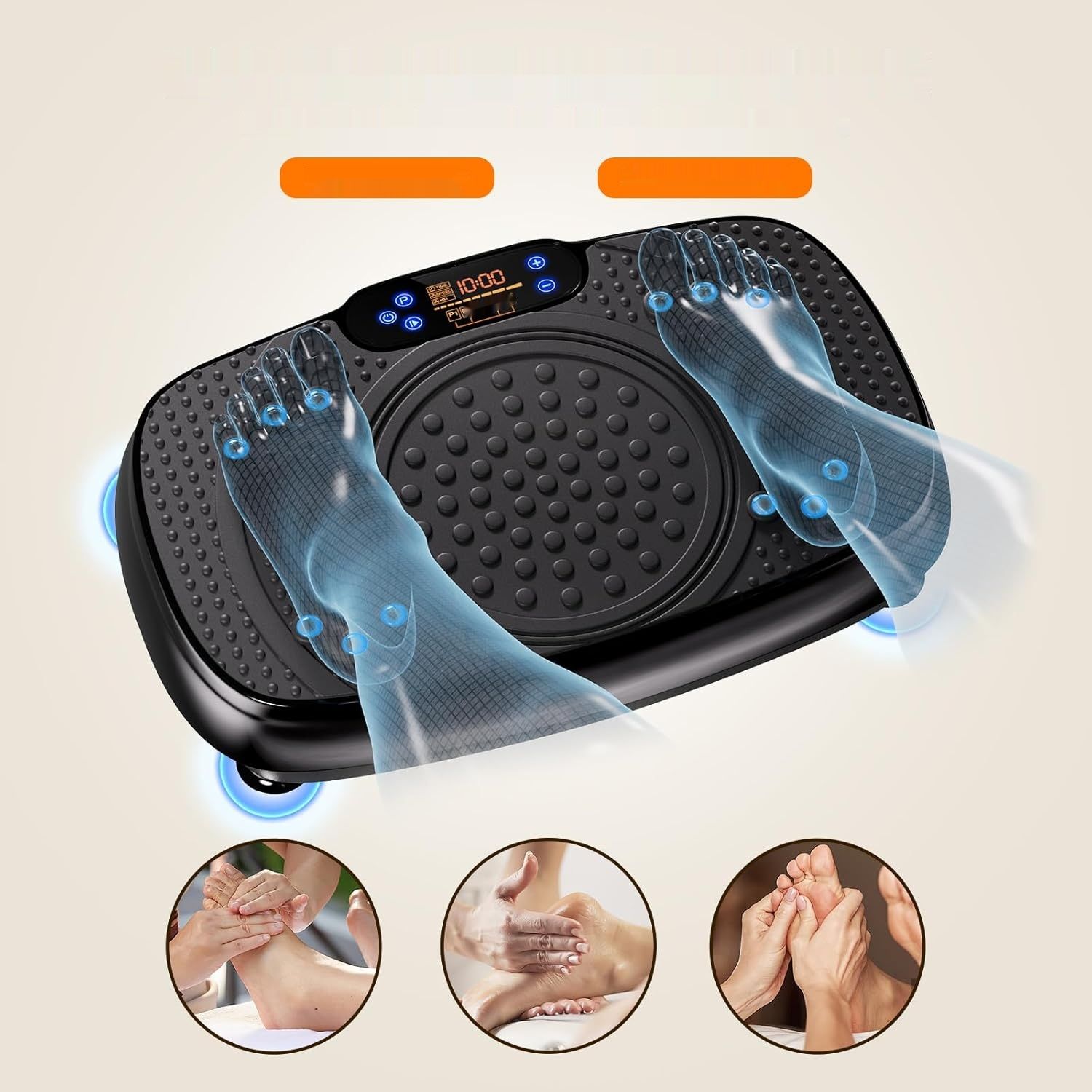 TISSCARE Platforma Wibracyjna SZJ-BK01 – czarna