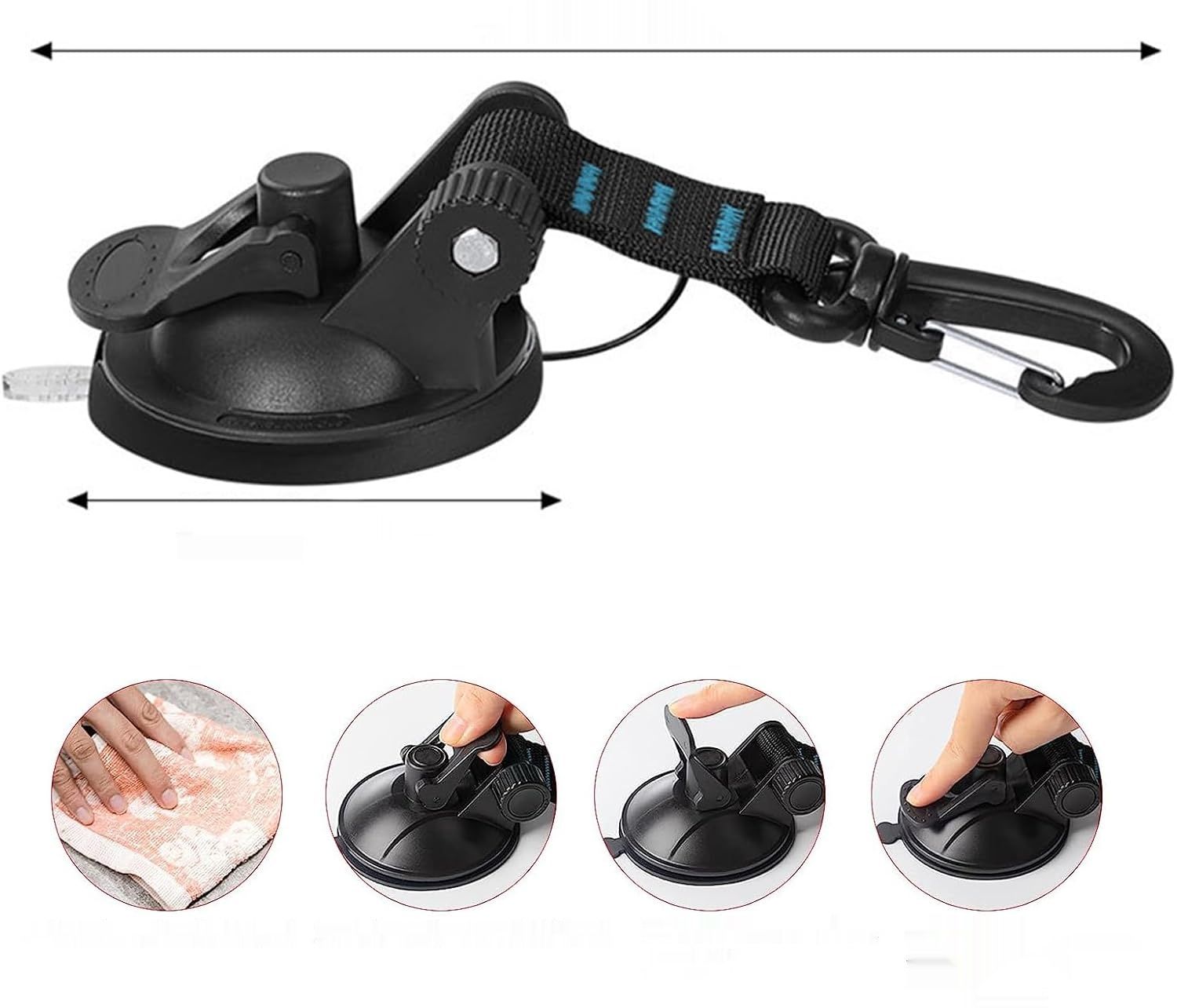 xocome Zuignap, kemping, przyssawka, bardzo mocne przyssawki, wielofun