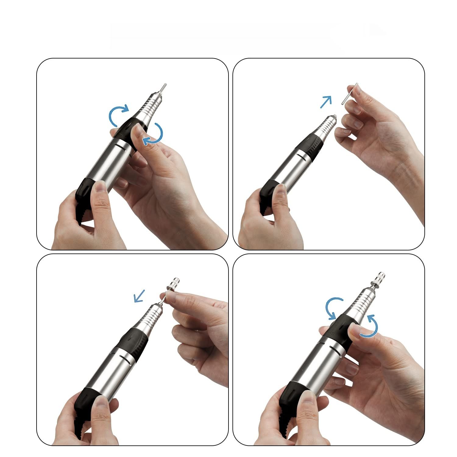 Frezarka do paznokci JCMaster Profi, maks. 35 000 obr./min