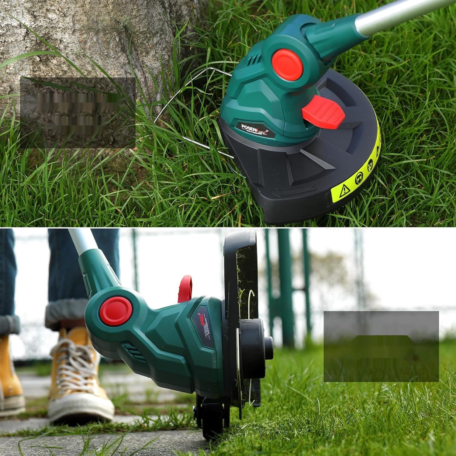 POSENPRO Akumulatorowa podkaszarka/wykaszarka 2 w 1, 20 V teleskopowa