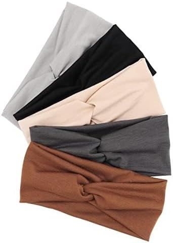 DRESHOW Zestaw 10 Opasek dla Kobiet – Vintage, Szerokie Turbany z Krzyżowanym Wiązaniem