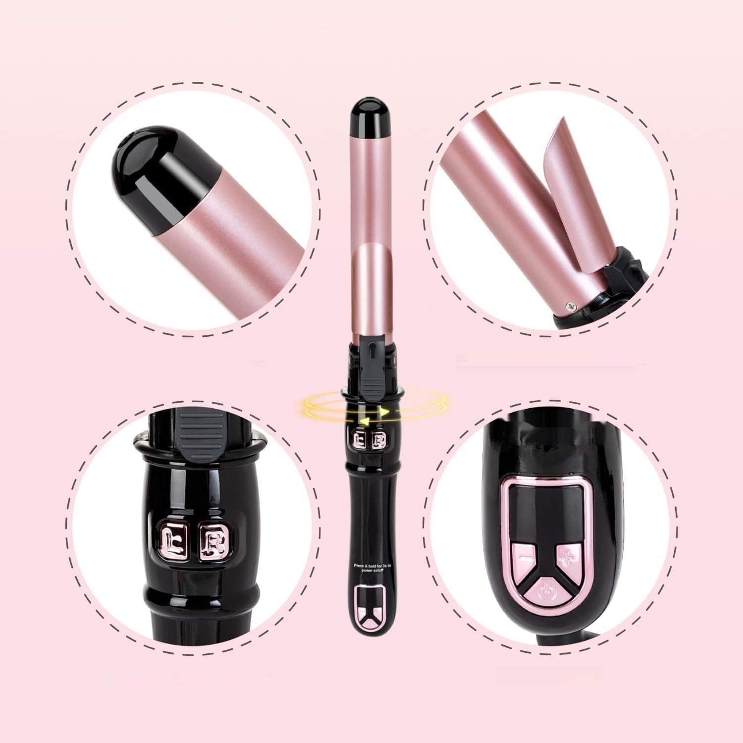 Automatyczna lokówka obrotowa AIBEAU 28 mm ZDJ001