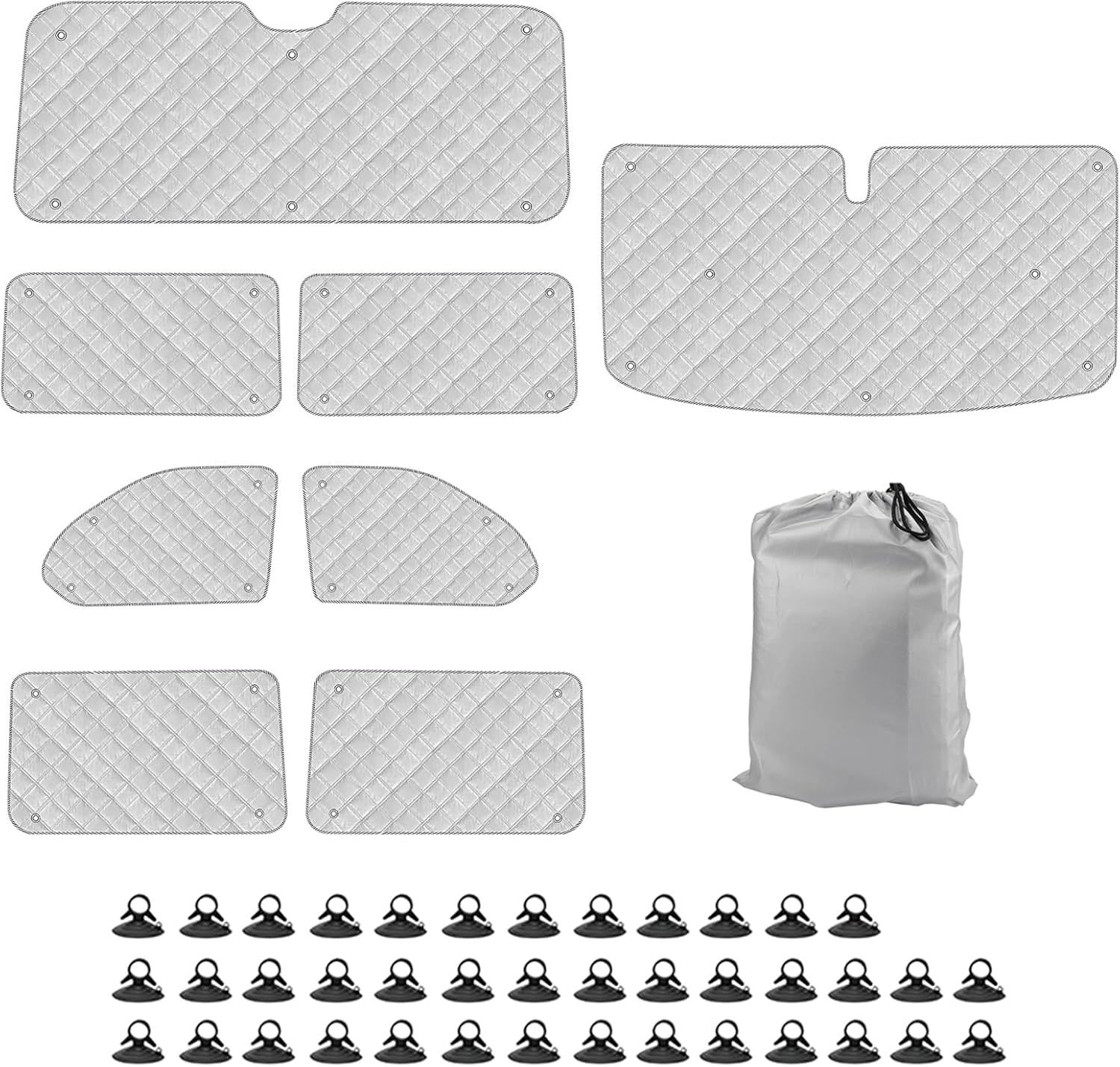Opaltool Osłony Przeciwsłoneczne do Wnętrza Samochodu dla VW T5 T6