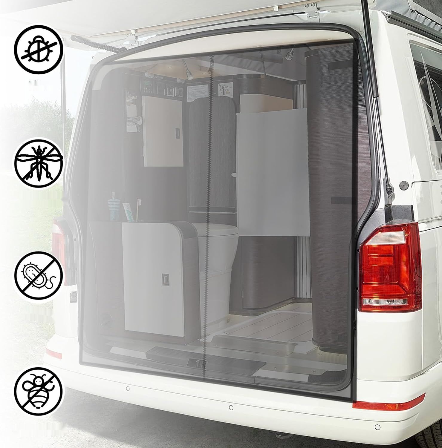 HAMON Moskitiera do vana z magnesami do Mercedes-Benz Sprinter