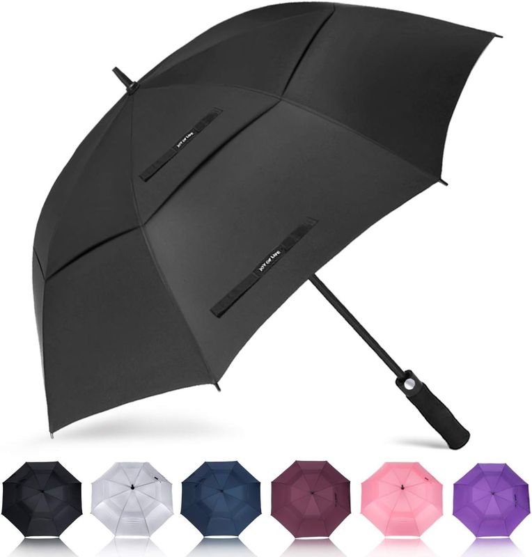 Automatycznie otwierany, bardzo duży parasol golfowy ZOMAKE, 130/137/1